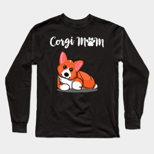 Corgi Mom (288) Long Sleeve T-Shirt